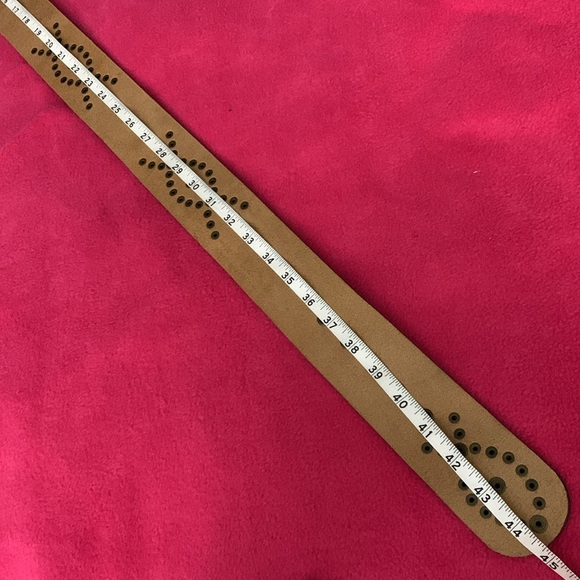 Chico’s Learher Beads Studs Belt - Picture 10 of 10